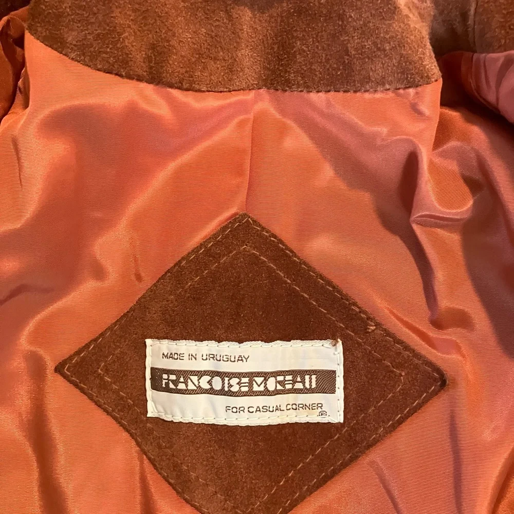 Vintage Rust Suede Women’s Blazer - Picture 4 of 8